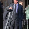 The Penguin 2024 Oswaldd Cobblepot Colin Farrell Black Leather Coat