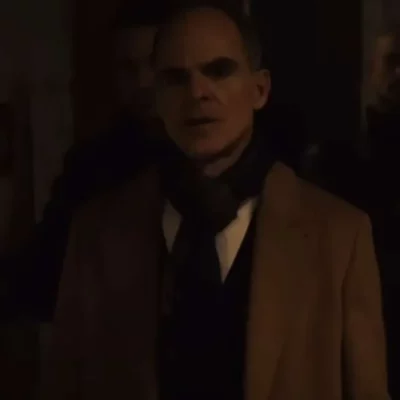 The Penguin S01 Johnny Viti Brown Coat