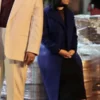 The Penguin S01 Sofia Falcone Cristin Milioti Blue Trench Coat