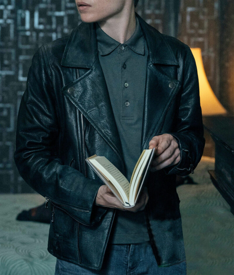 The Umbrella Academy S04 Vanya Hargreeves Elliot Page Black Leather Jacket
