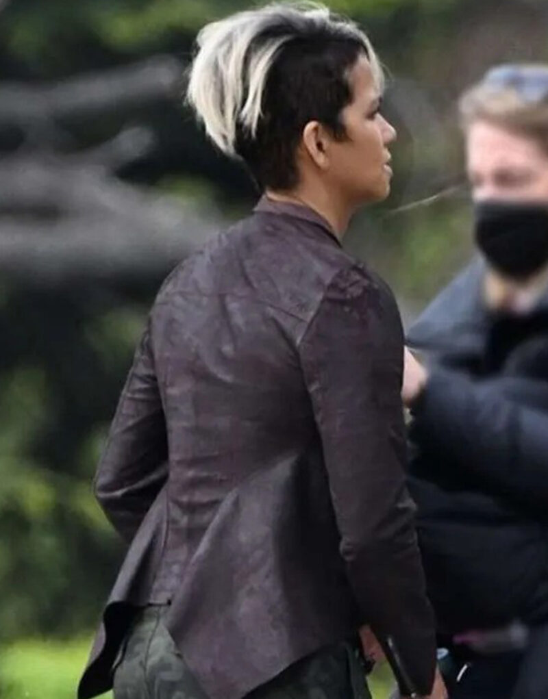 The Union 2024 Roxanne Hall Halle Berry Leather Jacket