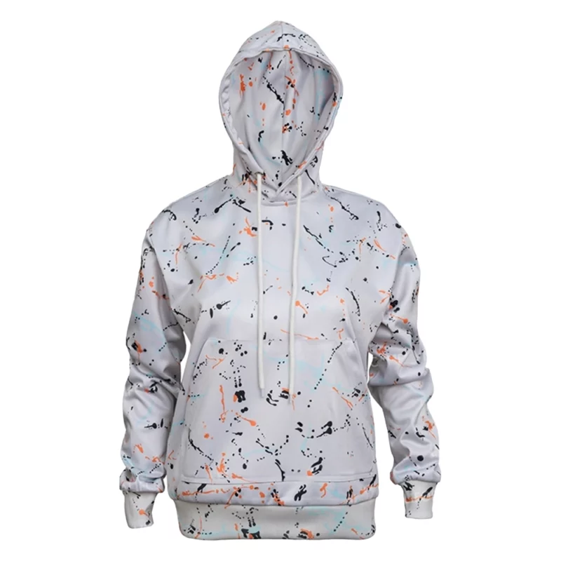 The Upshaws S04 Regina Kim Fields Splatter White Fleece Hoodie