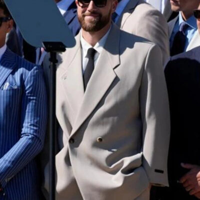 Travis Kelce White House Suit