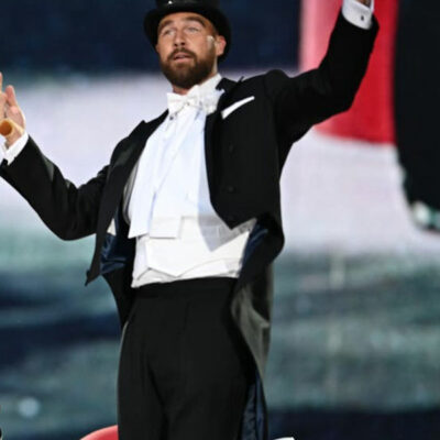 Travis Kelce the Eras Tour London Suit