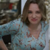 Two Scoops of Italy Danielle Turner Hunter King Bluee Floral Shirt