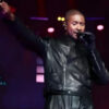 Usher Hot 107.9 Birthday Bash 2024 Black Leather Jacket