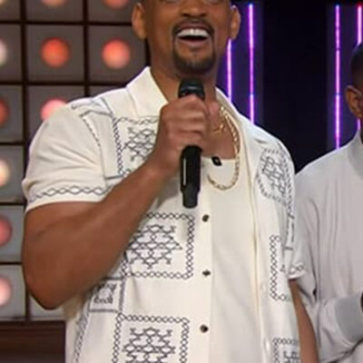 Will Smith Embroidered Shirt