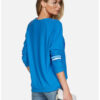 Celebrity Gogglebox Mel B Blue Electric Evil Eye Sweatshirt