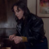 Cruise Ship Murder 2024 Olivia Skye Coyne Black Leather Jacket