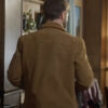 Cruise Ship Murder 2024 Ryan Carnes Brown Suede Leather Jacket