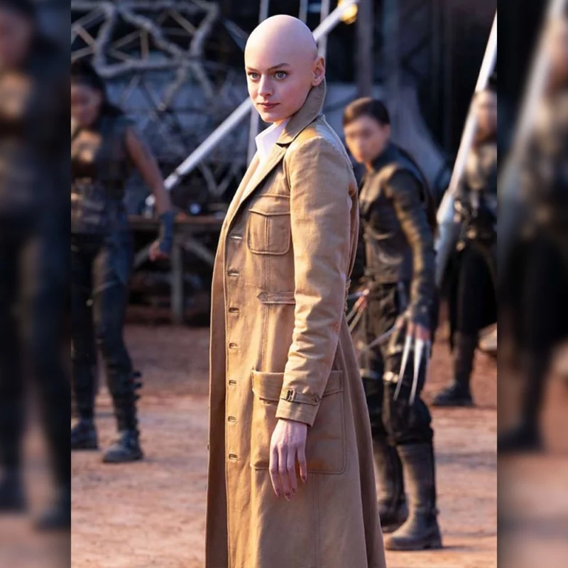 Deadpool & Wolverine Cassandra Nova Emma Corrin Brown Long Coat