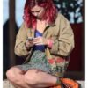 Disclaimer 2024 Sasha Liv Hill Brown Aztec Print Cotton Jacket
