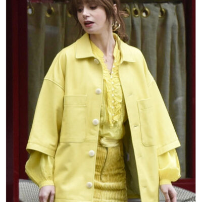 Emily In Paris S04 Emily Cooper Yellow Jacket