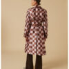 Emily In Paris S04 Emily Cooper Lily Collins Checkered Trench Coat