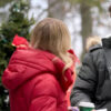 Falling Like Snowflakes 2024 Teagan Rebecca Dalton Red Puffer Jacket
