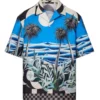 Finals Game 4 Dereck Lively Blue Hawaiian Shirt