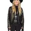 Lainey Wilson Fringe Black Jacket