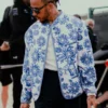 Lewis Hamilton Blue & White Floral Jacket