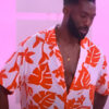Perfect Match Kaz Bishop Orange Shirt