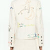 Press Junket Blake Lively Nursery Rhyme Beaded Jacket