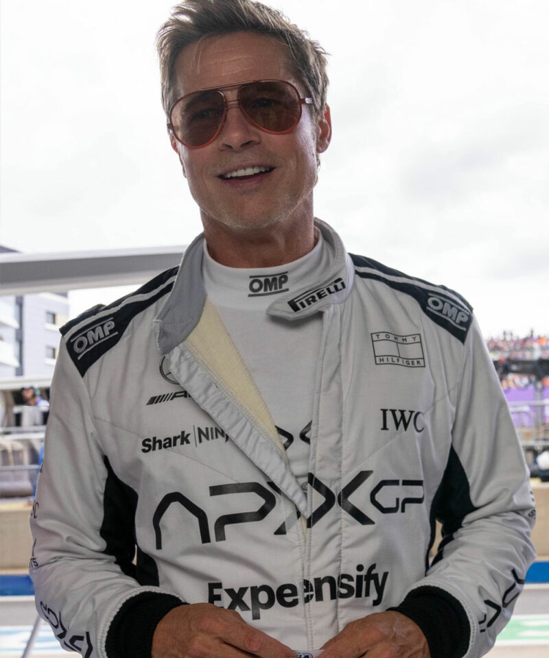 Sonny Hayes White Racer Jumpsuit