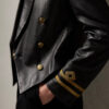 The Prelude To The Olympics Nina Dobrev Black Leather Jacket