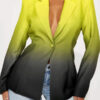 WWE Smackdown Bayley Yellow Tie Dye Blazer