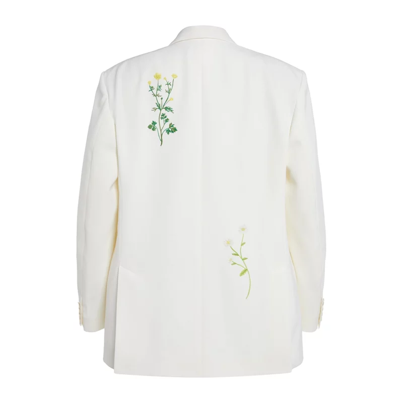 Blake Lively London White Floral Suit