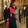 Emily In Paris Emily Cooper Lily Collins Color Block Coat