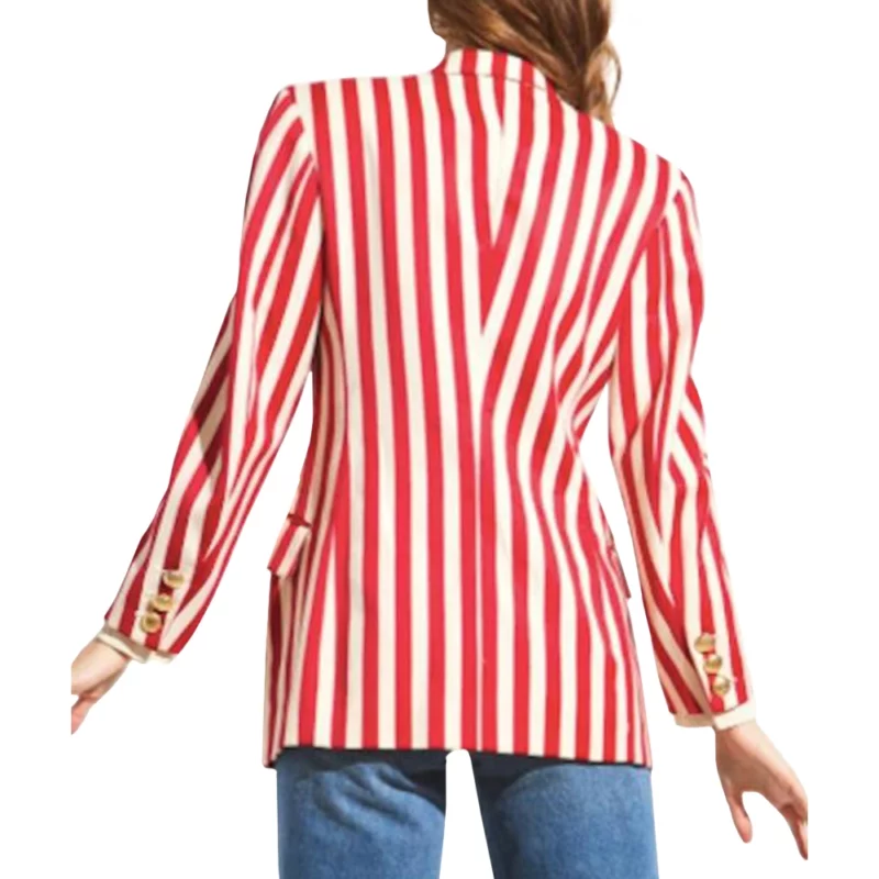 Emily In Paris Emily Cooper Lily Collins Striped Blazer