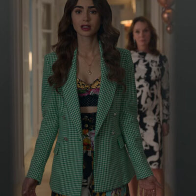 Emily In Paris S02 Emily Cooper Check Blazer