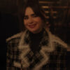 Emily in Paris S04 Emily Cooper Lily Collins Ruffled Plaid Coat