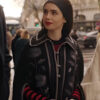 Emily in Paris S04 Floral Cape Coat