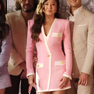 Emily in Paris S04 Mindy Chen Pink Coat