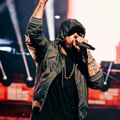 Eminem Grey Hooded Jacket