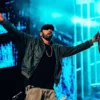 Eminem Hooded Grey Bomber Jacket