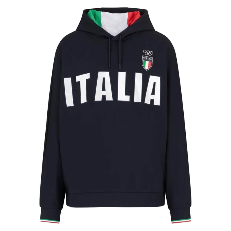 Italy-Olympic-Black Hoodie