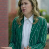 Nelly Knows Mysteries A Fatal Engagement Striped Green Blazer