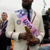 Paris 2024 Olympics Lebron James White Blazer
