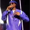 Paris 2024 Olympics Snoop Dogg Purple Leather Jacket