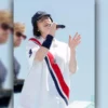 Paris Olympics 2024 Billie Eilish White Shirt