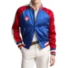 Paris Olympics Jessica Chastain Team USA Satin Jacket
