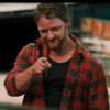 Speak No Evil 2024 Paddy James McAvoy Red Plaid Shirt