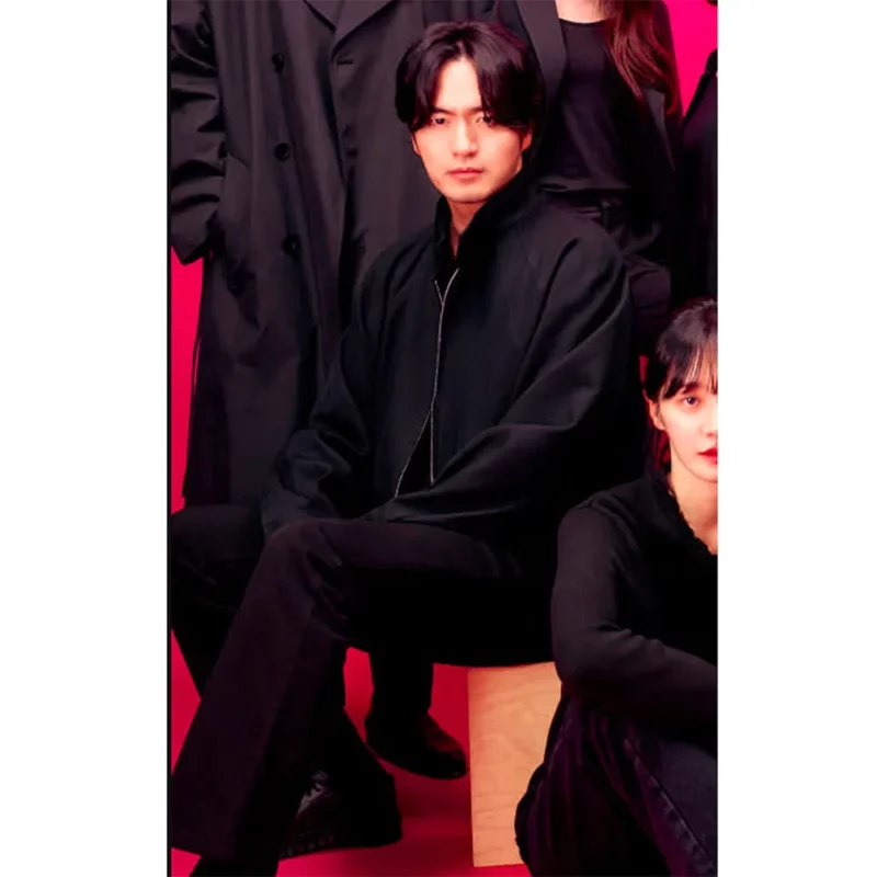 Squid Game Lee Jin-wook Black Jacket