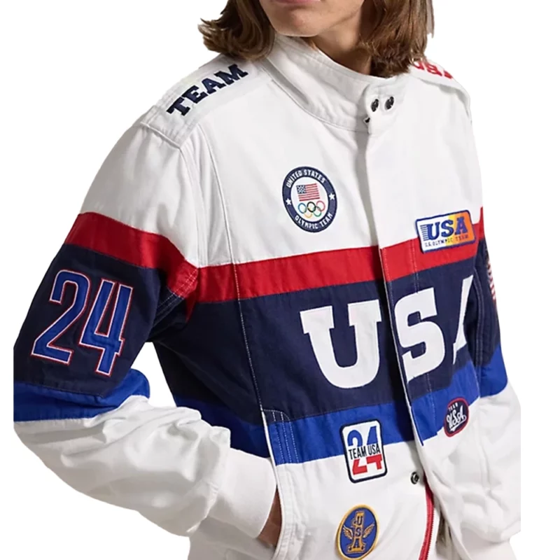 Team USA Closing Ceremony White Jacket