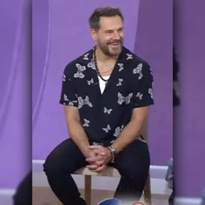 The Today Show 2024 Jimi Westbrook Butterfly Black Shirt