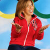 The Today Show Hoda Kotb Red Team USA Track Jacket