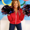 The Today Show Hoda Kotb Red Team USA Track Jacket