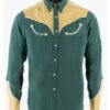 The Umbrella Academy S04 Dr. Gene Thibodeau Nick Offerman Green Western Shirt