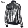 Dallas Cowboys Sequin Grey Jacket